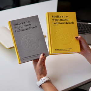 Pakiet książek „Spółka z o.o. w pytaniach i odpowiedziach” Tom I + Tom II (wersja papierowa)